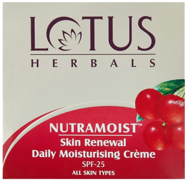 Lotus Herbals Nutramoist Skin Renewal Daily Moisturising Crème SPF 25 - Image 2