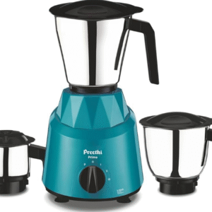 Preethi Prime MG-286 750W Mixer Grinder – 3 Stainless Steel Jars & ABS Body for Modern Kitchens