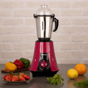 DOMEA 550 W Mixer Grinder – 2 Jars (1.5 L Liquid Jar & 0.4 L Chutney Jar), 3‑Speed + Pulse, Stainless Steel