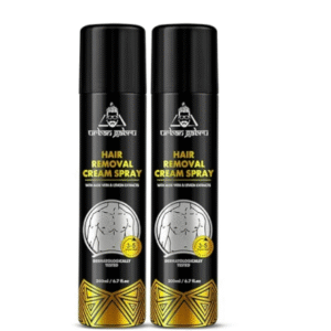 Urbangabru Painless Hair Removal Spray – 200 ml (Pack of 2) | 3–10 Min Body & Intimate Area Depilatory – Aloe Vera Infused