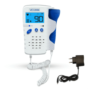 Otica Vcomin Portable Fetal Doppler Baby Heartbeat Monitor – USB Rechargeable, LCD Display, Waterproof Probe