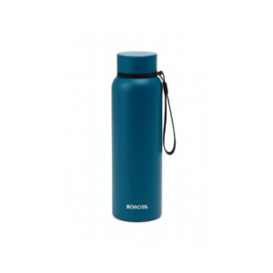 BOROSIL Trek 700ML Vacuum Insulated Stainless Steel Bottle – Blue | Leak-Proof, 24H Cold & 20H Hot