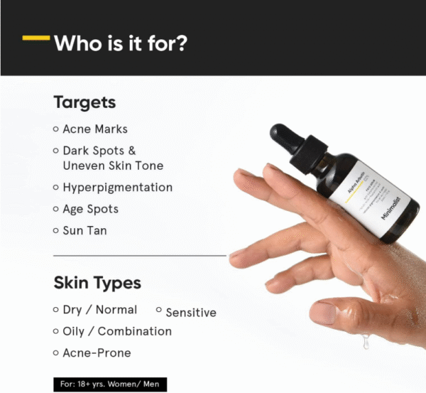 Minimalist 2% Alpha Arbutin Brightening Serum – Hyaluronic Acid (30 ml) - Image 2