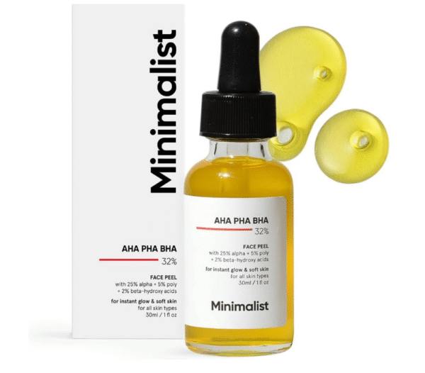 Minimalist AHA 25% + PHA 5% + BHA 2% Peeling Solution – Weekend Facial Exfoliant (30 ml)