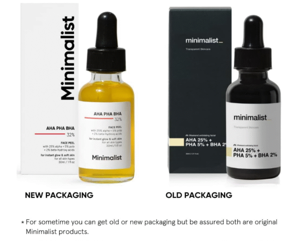 Minimalist AHA 25% + PHA 5% + BHA 2% Peeling Solution – Weekend Facial Exfoliant (30 ml) - Image 2