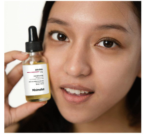 Minimalist AHA 10% + BHA 2% Exfoliating Serum – Glycolic & Salicylic for Smoother Skin (30 ml) - Image 6