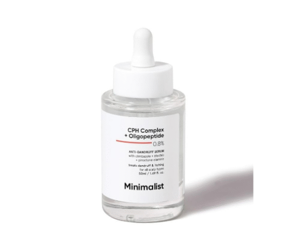 Minimalist Anti-Dandruff Hair Serum – CPH Complex & Oligopeptide 0.8% Pre-Shampoo Treatment for Scalp (50 ml)