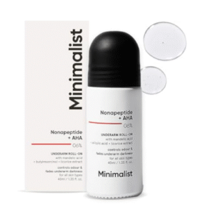 Minimalist Nonapeptide + AHA 6% Underarm Roll‑On – Deodorant & Dark Spot Fade (40 ml)
