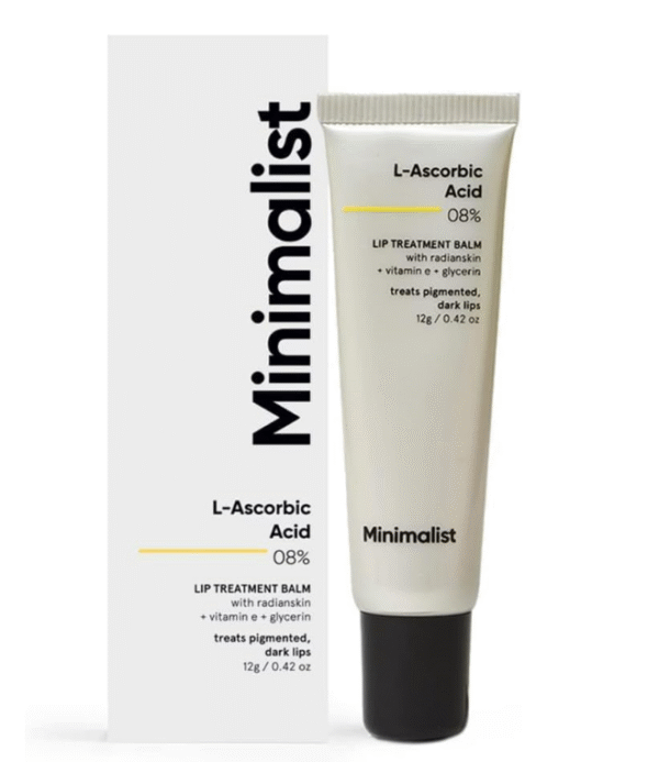 TYU Minimalist Lip Treatment Balm – 8% L‑Ascorbic Acid & Radianskin Brightening Balm (12 g)