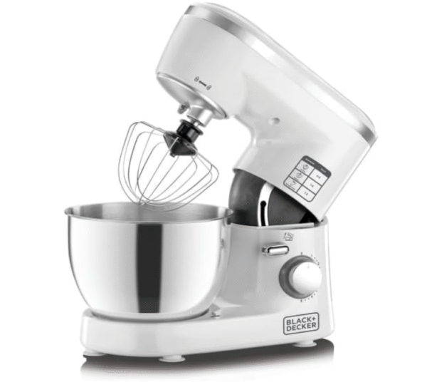 Black & Decker / Generic 1000 W Stand Mixer Machine – SM1000‑B5, 4 L Stainless Steel Bowl, 6 Speeds + Pulse - Image 6