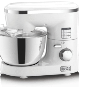 Black & Decker / Generic 1000 W Stand Mixer Machine – SM1000‑B5, 4 L Stainless Steel Bowl, 6 Speeds + Pulse