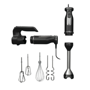 Ninja Foodi 3‑in‑1 Hand Blender, Mixer & Chopper – CI100ME, 850 W, Silver/Black