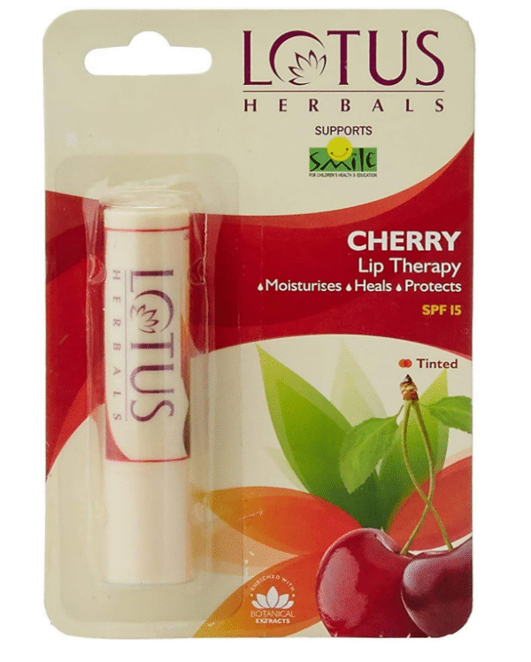 Lotus Herbals Lip Therapy Cherry – 4 g Lip Balm - Image 2