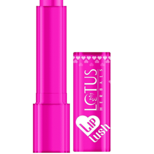 Lotus Herbals Lip Lush Tinted Lip Balm – Rosy Rose Blush (4 g)