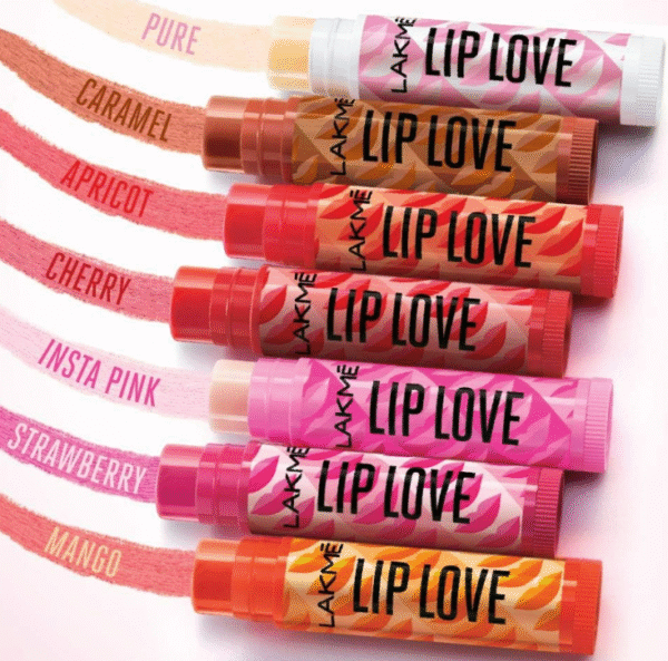 LAKME Lip Love Chapstick – Apricot (4.5 g, SPF 15) - Image 2