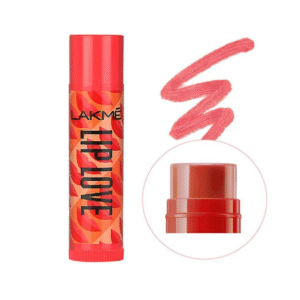 LAKME Lip Love Chapstick – Apricot (4.5 g, SPF 15)