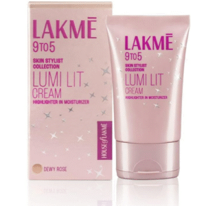 LAKME Lumi Cream Moisturizer + Highlighter – Niacinamide & Hyaluronic Acid (30 g)
