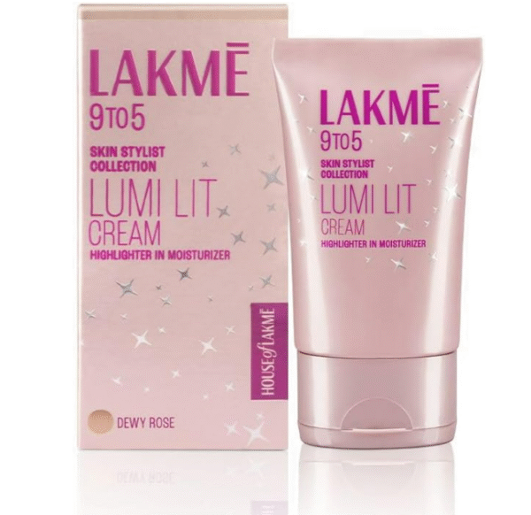 LAKME Lumi Cream Moisturizer + Highlighter – Niacinamide & Hyaluronic Acid (30 g)