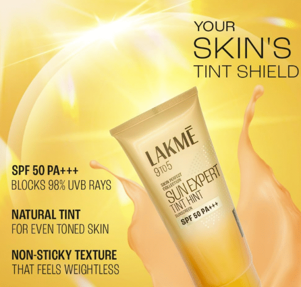 Lakme Sun Expert Tinted Sunscreen SPF 50 PA+++ – 50 g - Image 3