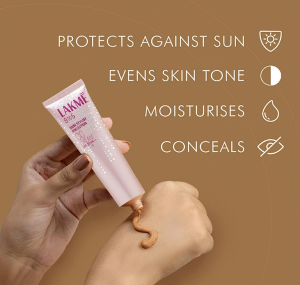 LAKME 9 to 5 Complexion Care Face Cream – Bronze (30 g) - Image 3