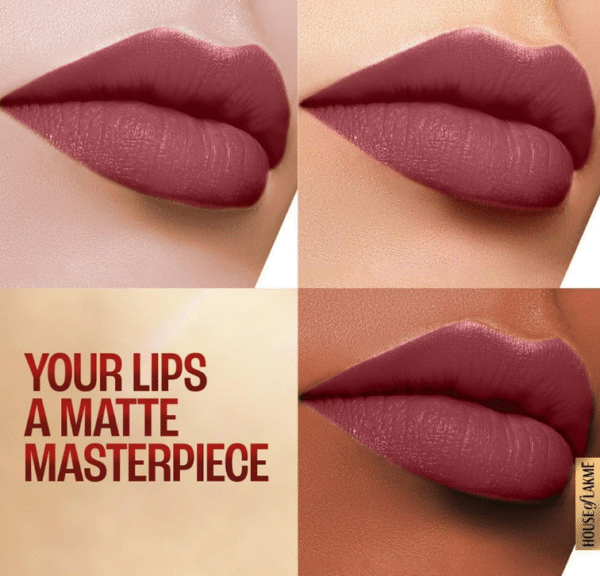 LAKME 9to5 Primer + Matte Lip Color – “Rosy Sunday” (3.6 g) - Image 4