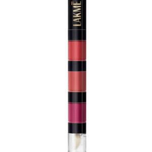 LAKME Ultimate Glam 4-in-1 Matte Lip Stack – Nice Nudes (4 ml)