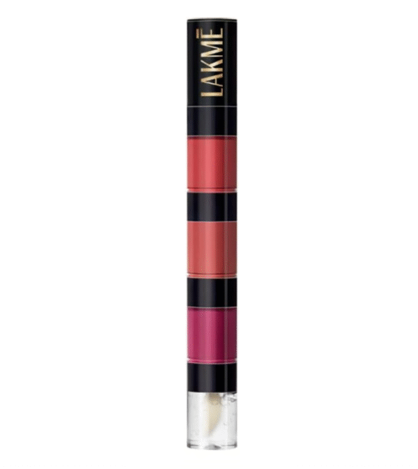 LAKME Ultimate Glam 4-in-1 Matte Lip Stack – Nice Nudes (4 ml)