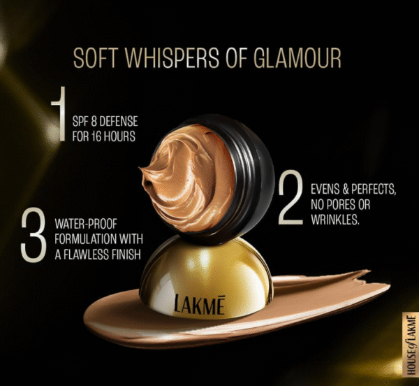 LAKMÉ Absolute Skin Natural Mousse Foundation – Golden Medium (Shade 04) 25 g - Image 4
