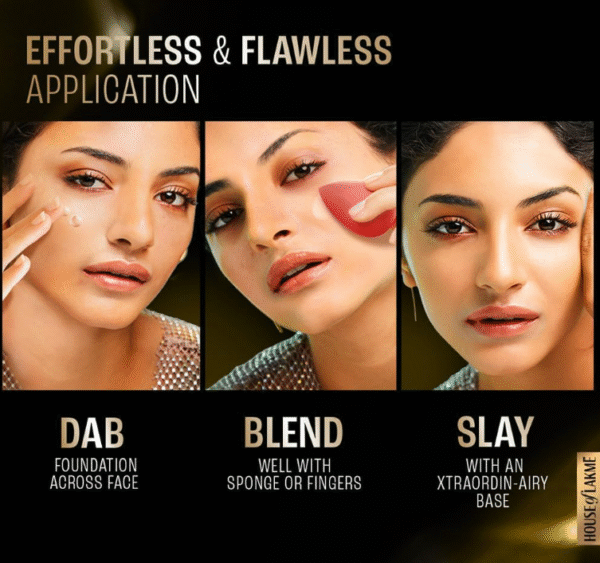 LAKMÉ Absolute Skin Natural Mousse Foundation – Golden Medium (Shade 04) 25 g - Image 2
