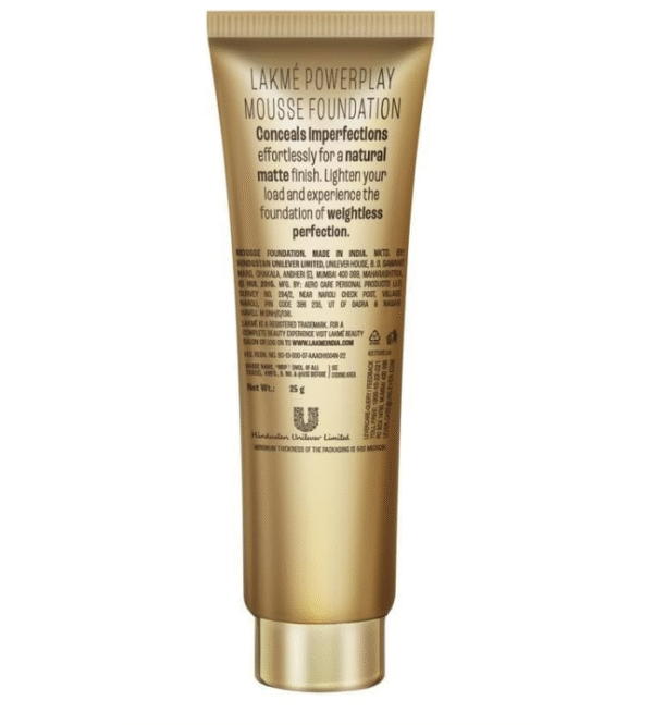  LAKMÉ 9 to 5 Weightless Mousse Foundation Mini – Rose Ivory (6 g) - Image 4