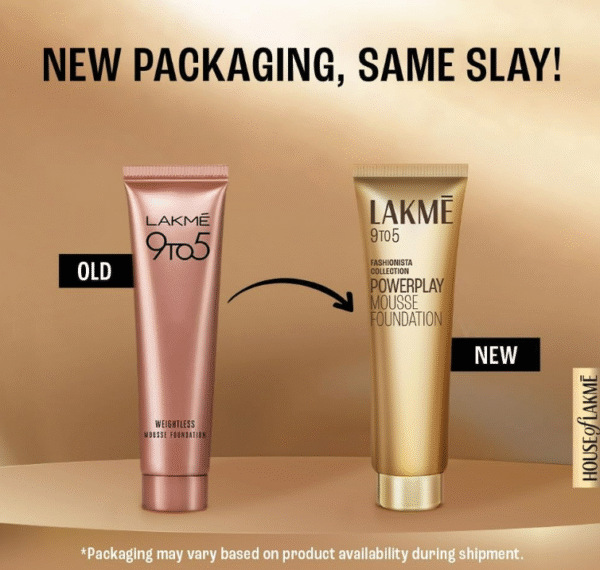 LAKMÉ 9 to 5 Weightless Mousse Foundation Mini – Rose Ivory (6 g) - Image 3