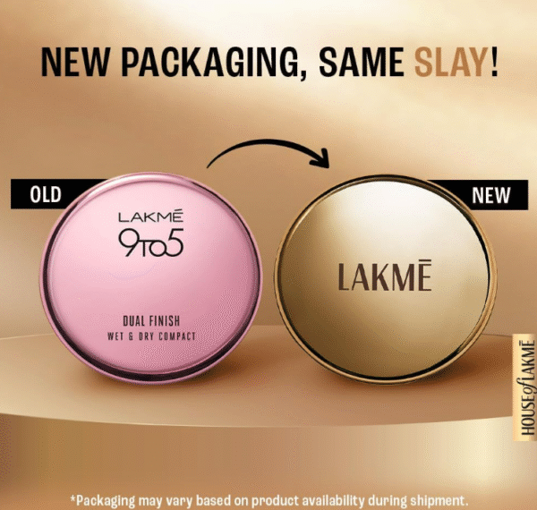 LAKMÉ 9 to 5 Primer + Matte Powder Foundation Compact – Ivory Cream (9 g) - Image 3