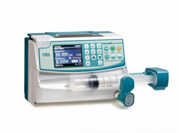 Hawkmed HK-400III Syringe Pump – 12 Infusion Modes, Occlusion Detection, Lightweight Design