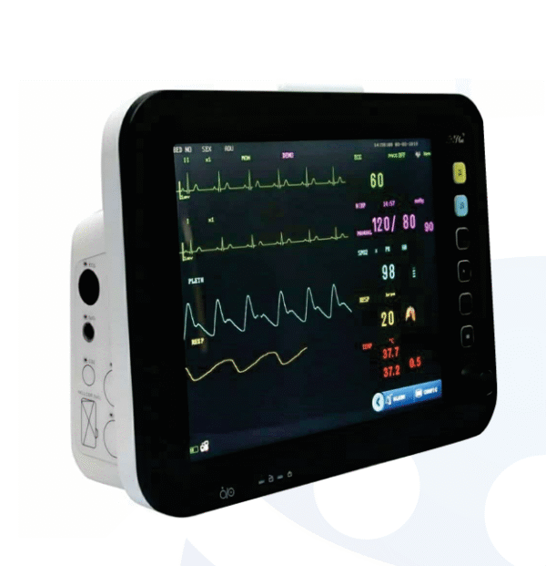 Yonker PM30 Multi-Parameter Patient Monitor – 12.1” TFT Display, ECG, NIBP, SpO₂, Respiration, Temperature, Pulse Rate