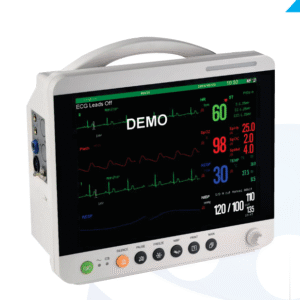 KO-MED SPR 9000B Multi-Parameter Patient Monitor – ECG, NIBP, SpO₂, Respiration, Temp, Pulse | CE Certified