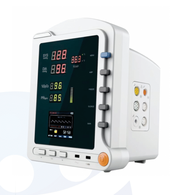 Contec CMS-5100 3-Para Monitor – NIBP, SpO₂, Pulse, Temperature | 2.8” TFT Display | CE Certified