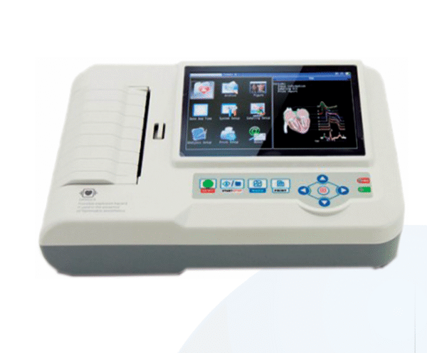 CONTEC CMS600G – 6 Channel ECG Machine with 7" Touch Screen & Interpretation