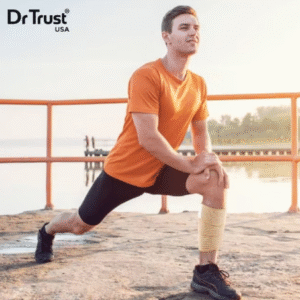 Dr Trust USA 338 Compression Bandage Tape – Elastic Wrap for Pain Relief & Joint Support (Beige)