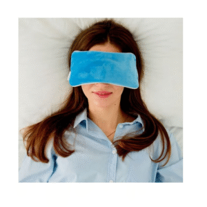 Dr Trust USA Himalayan Salt Eye Pillow 323 – Hot & Cold Eye Mask for Pain, Inflammation & Strain Relief (Blue)
