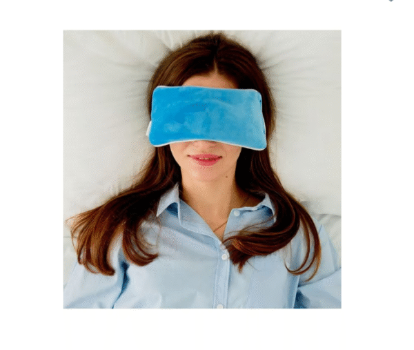 Dr Trust USA Himalayan Salt Eye Pillow 323 – Hot & Cold Eye Mask for Pain, Inflammation & Strain Relief (Blue)