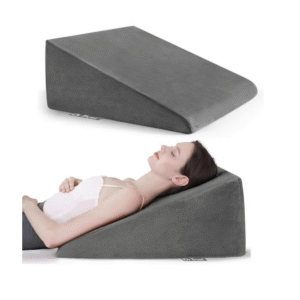 Dr Trust USA Orthopedic Wedge Back & Neck Rest Pillow – Model 365 – Memory Foam Pillow for Bed, Cervical & Lumbar Support, Pregnancy, Reflux, and Anti-Snoring