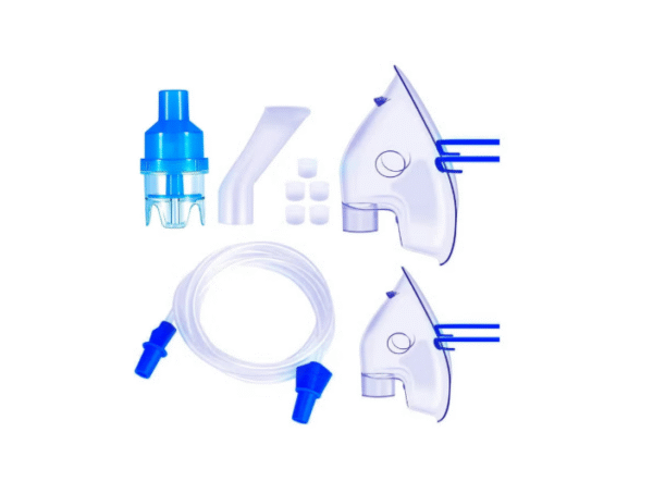 Dr Trust USA Nebulizer Accessories Kit 413 – Universal Replacement Parts with Adult & Kids Masks