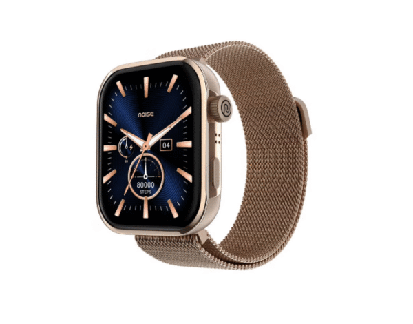 Noise Pro 5 Smart Watch with 1.85" AMOLED Display, Bluetooth Calling, DIY Watch Faces, 100+ Sports Modes – Elite Rose Gold