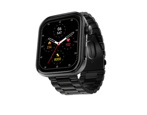 Noise ColorFit Pro 5 Max – 1.96″ AMOLED, Bluetooth Calling, VO₂ Max & Workout Analysis (Elite Black)