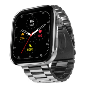 Noise ColorFit Pro 5 Max – 1.96″ AMOLED, Bluetooth Calling, VO₂ Max & Workout Analysis (Elite Silver)