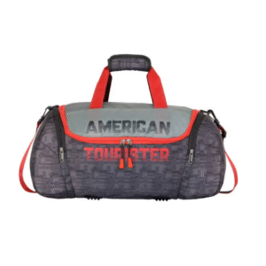 American Tourister Grid 65 cm Luggage Trolley – Durable Hard Case, Grey