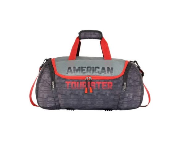 American Tourister Grid 65 cm Luggage Trolley – Durable Hard Case, Grey