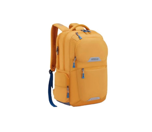 Zipper Brett 3.0 Men's Backpack – Yellow, Polyester, Free Size, Trendy & Functional